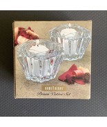 Vintage Glass Votive Prism Candle Holders Made in USA By Home Trends No ... - $32.43 CAD