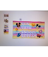 Disney Emoji Premium Beach Towel with Bag with Mickey, Minnie, and Stitch - €17,24 EUR