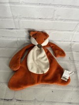 Maison Chic Fox Baby Plush Security Blanket Lovey Nunu Pacifier Holder - $74.25