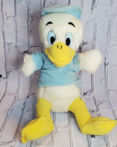 Huey Dewey Louie Plush Duck 14 in Walt Disney Productions Stuffed Vintage Korea - £18.68 GBP