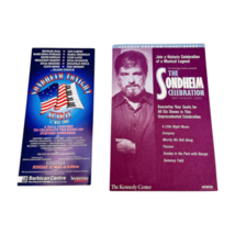 Stephen Sondheim Lot 2 Celebration 2002 &amp; Tonight 1998 Theater Flyer Ad - £22.41 GBP