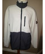Avalanche Fleece Jacket Unisex M Cream Charcoal Gray MSRP $138 NWT - $349.12 MXN