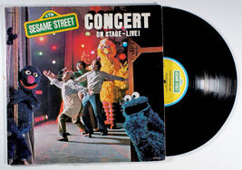 Sesame Street - Concert on Stage Live (1973) Vinyl LP • C is for Cookie,... - $16.11