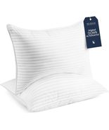 Bed Pillows Standard / Queen Size Set of 2 - £67.86 GBP