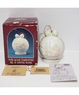 1990 Precious Moments May Your Christmas Be A Happy Home Ornament 523740  - £11.67 GBP