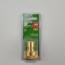 Ace Hardware Brass Quick Connector Faucet Connector 7262082 New - $7.42