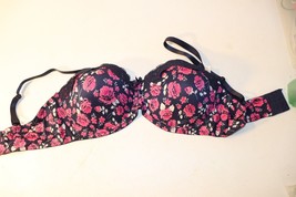 Laura Ashley Intimates Lace Push Up Underwire Bra Size 38D Floral Lace - £9.49 GBP