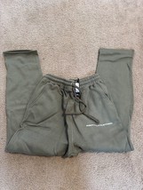 Women’s PRETTYLITTLETHING Olive Green Sweatpants High waist Joggers Sz M - $18.49