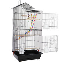 Roof Top Large Parakeet Bird Cage For Small Quaker Parrot 39&quot; - £65.75 GBP