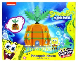 Snap &amp; Switch SpongeBob Squarepants Pineapple House Construction 97 Piec... - £19.53 GBP