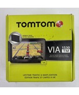 TomTom Via 1530TM Portable GPS US CAN 5&quot; Touchscreen Carry Case Windshield - $25.68