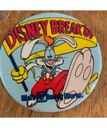 Walt Disney World Pinback Button Disney Break 1989 Roger Rabbit &#39;89 Spri... - $94.05 MXN