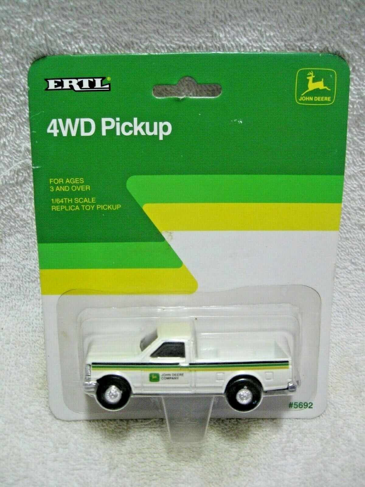 Vintage Collectible NOS 1992 ERTL 1/64th Scale 4WD FORD/JOHN DEERE Pick-Up Truck - £15.60 GBP