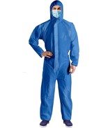 Disposable Coveralls XX-Large Fabric Apparel Attached Hood, Zipper (5 Pack) - $30.77