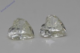 A Pair of Heart Cut Loose Diamonds (0.83 Ct,J Color,VS2 Clarity) - £891.31 GBP