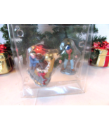 Lemax Village Christmas Puppy Two Figurines Retired  L135 - $14.20
