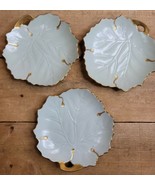 Vintage 1950s Nasco China Leaf Dish Tea Bag Trinket Gold Gilding 6&quot; Hand... - €32,40 EUR