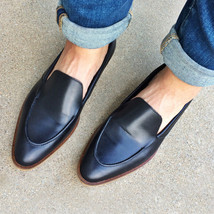 $168 EVERLANE Shoes Women&#39;s Black The Modern Loafer Italian Leather Shoes SZ 10 - £46.39 GBP