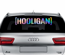 Hooligan holographic car racing decal / sticker / car window / side sticker - £11.67 GBP