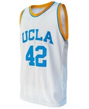 Kevin Love #42 College Basketball Custom Jersey Sewn White Any Size image 4