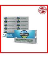 Sustainably Caught Wild White Anchovies in Olive Oil - Tinned Gourmet De... - $65.33