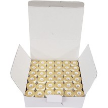 Superb White Style L (Small) 60Wt. 60S/2 Polyester Pre-Wound Bobbins Thr... - $36.65