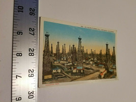 Long Beach California Postcard Signal Hill Oil Fields Postal Card Home T... - $9.49