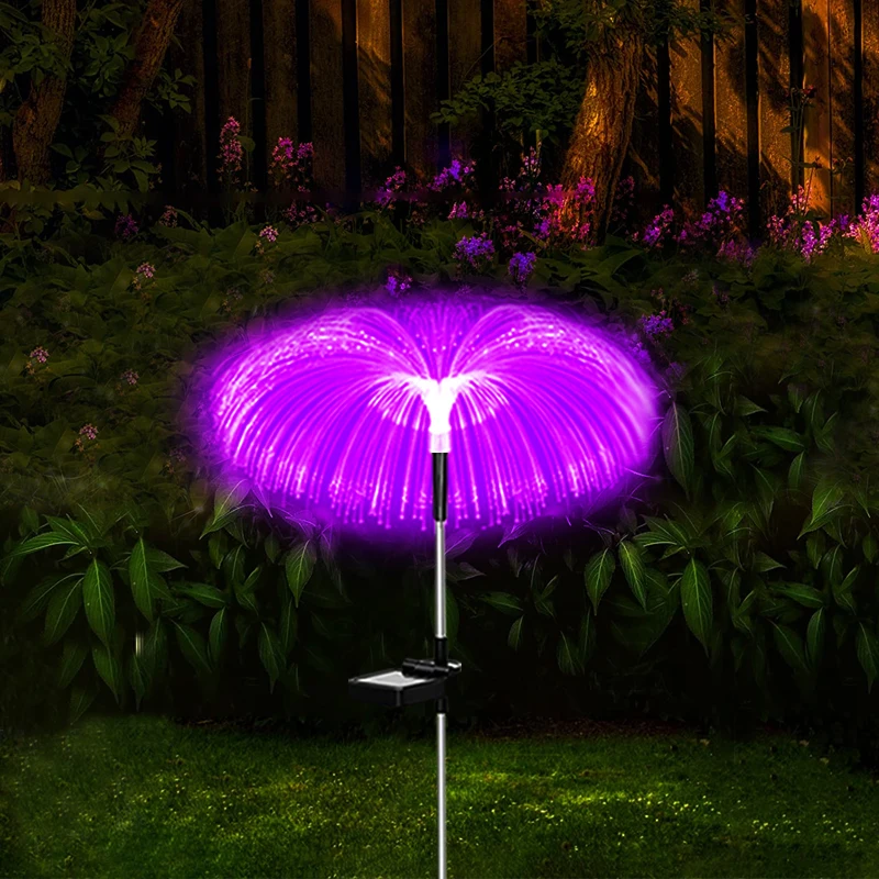 LED Solar Lights Outdoor Garden Lawn Deion  Optic Jellyfish Solar Lights For Pat - £149.79 GBP