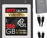 Cfexpress Type B 256Gb Card (1700/1100 R/W), Pairs With Compatible Canon... - $296.99