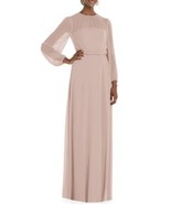 NWT Dessy Collection Sz 16-R Toasted Sugar Long Sleeve Evening Gown. $26... - £110.64 GBP