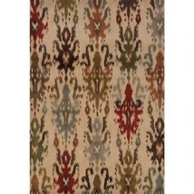 Oriental Weavers Casablanca 4437A 8x11  Rectangle - Ivory/ Multi-Nylon/PolyP - £463.25 GBP