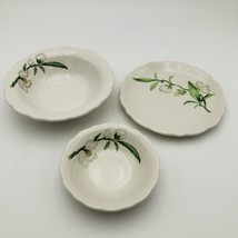 4.75&quot; Bowl &amp; 6.5&quot; Bowl &amp; 6.5&quot; Plate Syracuse  Restaurant Ware Apple Blossom 3 pc - £28.77 GBP