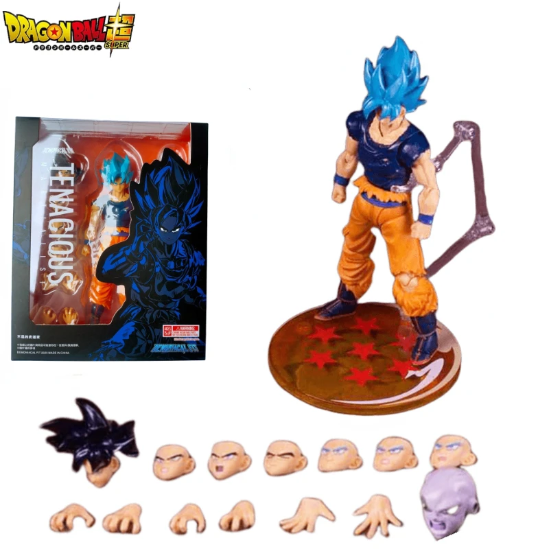 In Stockin Stock Super Saiyan God Anime Dragon Ball Goku Demoniacal Fit SHF Blue - £120.19 GBP