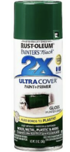 Rust-Oleum Painter&#39;s Touch 2X Premium Ultra Gloss Spray Paint, Hunter Gr... - $11.95