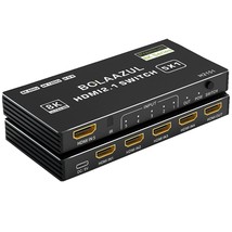 8K Hdmi 2.1 Switch 120Hz 4K 5 In 1 Out, 8K@60Hz Hdmi 2.1 Splitter Switcher Selec - £50.11 GBP