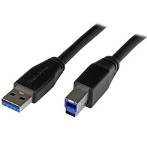 StarTech.com 5m 15 ft Active USB 3.0 USB-A to USB-B Cable - M/M - USB A to B Cab - $157.99