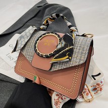 Trend 2022 Women&#39;s New Women&#39;s Bag PU Leather Ribbon Women&#39;s Bag Designer Wide S - £55.03 GBP