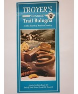 Troyer&#39;s Trail Bologna Brochure Pamphlet Advertisement Holmes County Tra... - £9.84 GBP