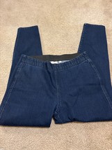 Miraclebody Womens Straight Leg Jeans High Rise Dk Blue wash Sz 14 Insea... - £20.58 GBP
