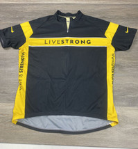 Nike Livestrong Cycling Jersey Mens XXL Made in Italy Lance Armstrong - $31.56