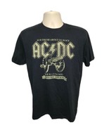 AC DC British Tour 82 We Salute You Adult Medium Black TShirt - £14.89 GBP