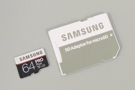 Samsung Pro Plus 64GB Micro SDXC MicroSD Memory Card Class 10 U3 - £22.29 GBP