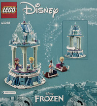 LEGO 43218 Disney Frozen Anna &amp; Elsa’s Magical Carousel Ice Palace Building Set - £18.78 GBP
