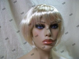 Blonde Flirty Flapper Wig Chicago Roaring 20s Cabaret Kewpie Ritzy Moll ... - $262.93 MXN