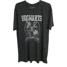 Harry Potter Mens Shirt Size XL Gray Marled Hogs Wart Short Sleeve Tee S... - $19.50