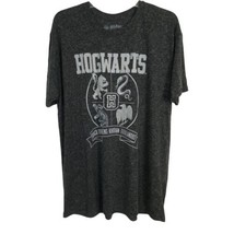 Harry Potter Mens Shirt Size XL Gray Marled Hogs Wart Short Sleeve Tee S... - £15.55 GBP