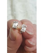 925 sterling silver cz stud earrings show number 2&amp;5. Perfect for birthd... - £18.70 GBP