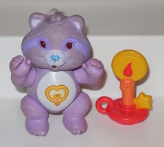 Kenner CARE BEARS Cousin Bright heart Raccoo Poseable Vintage 80&#39;s Complete 100% - £40.15 GBP