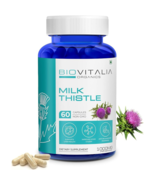 BIOVITALIA ORGANICS Liver Support Supplement with Milk Thistle 1000mg – ... - $17.99