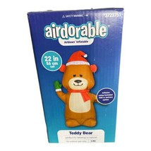 New Gemmy Airdorable Airblown Inflatable Teddy Bear 22&quot; 3723751 - £11.19 GBP
